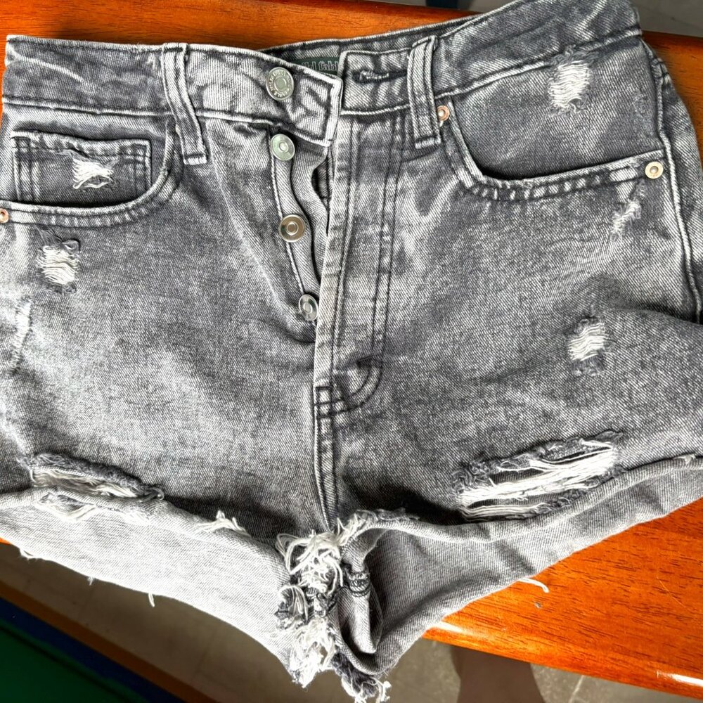Wild Fable Black denim shorts, size 00